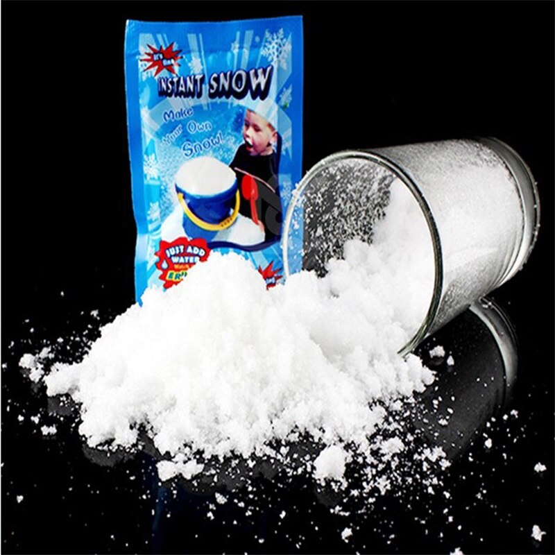 Artificial Snowflakes Snow Powder Fluffy Boy Kid Toy For Child Magic Instant Froze Festival Party Wedding Decorations Christmas