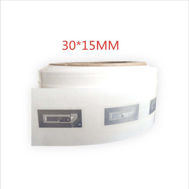 10pcs NFC 1K F08 IC Card Sticker 13.56MHz ISO14443A S50 NFC Sticker Universal Lable RFID Tag: 30x 15MM