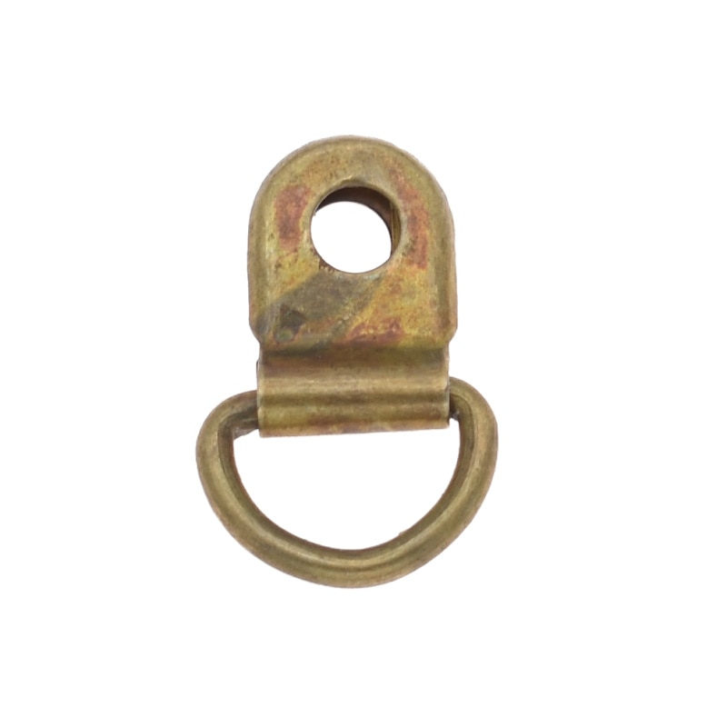 Botones de hebilla de anillo en D de Metal para manualidades, zapatos de la bolsa de ropa hecha a mano, accesorios de decoración, 10 Uds.