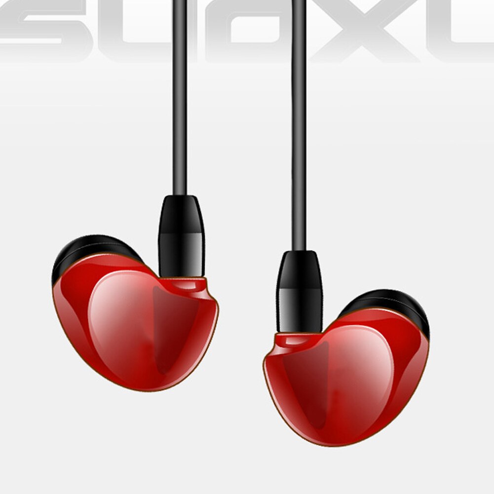 Sx538 draagbare subwoofer in-ear bekabelde oordopjes 3.5mm universele sport gaming muziek oordopjes met microfoon headset voor telefoon