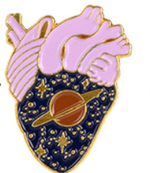 Cartoon Fun Hart Modeling Emaille Broche Oceaan Walvis Spray Bloem Vlinder Liefde Ogen Tekening Schakelaar Legering Badge Pin Sieraden: Style 6