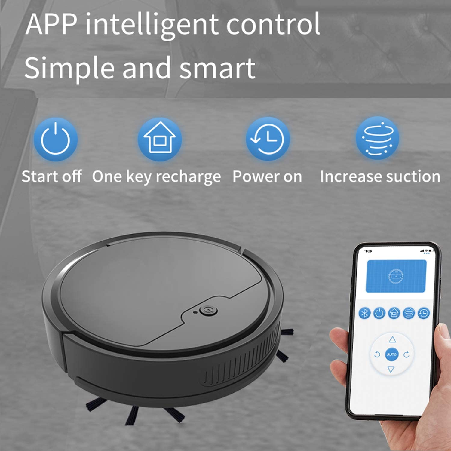 2000Pa Smart Robot Vacuum Cleaner App Remote Control Vacuum Cleaner Home Blow Dry Robots Sweeping Mopping Function Path Planning
