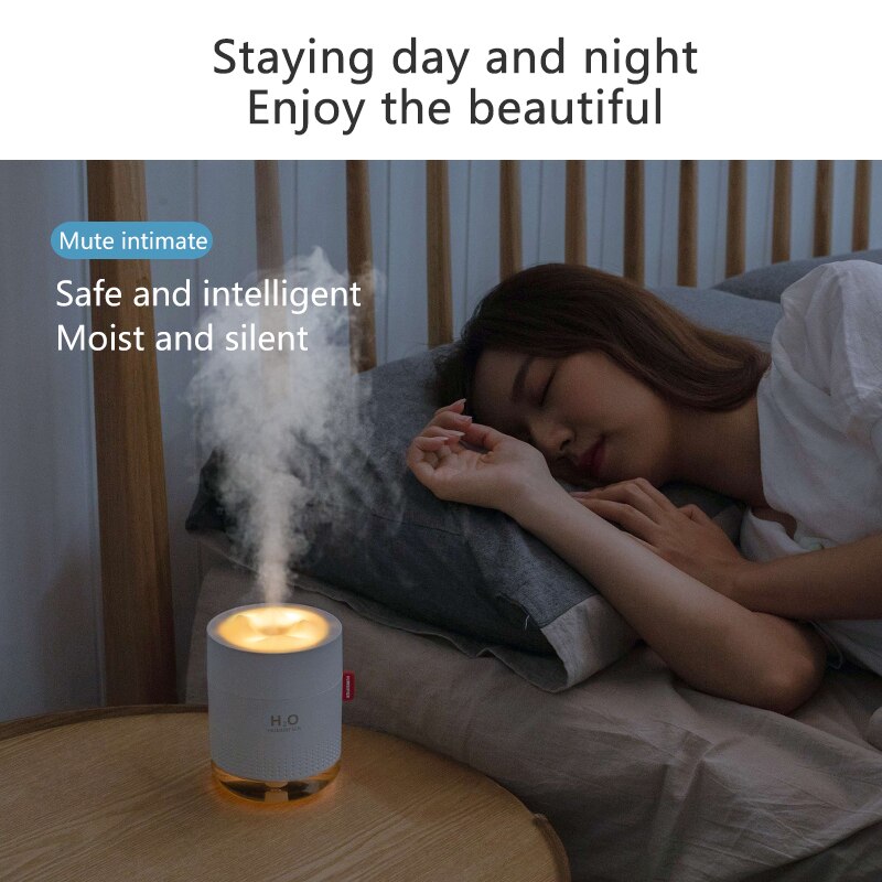 KBAYBO 500ML desktop air humidifier ultrasonic aromatherapy essential oil diffuser portable aromatic sprayer home office