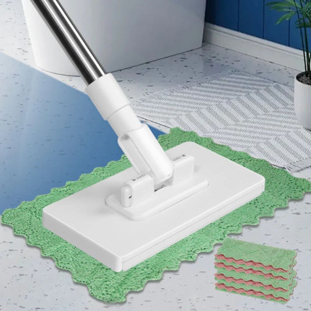 met 3 herbruikbare doeken Handsfree mop 360 ° Draaiende kop klem automatische mop clip lui mop vloerreiniging
