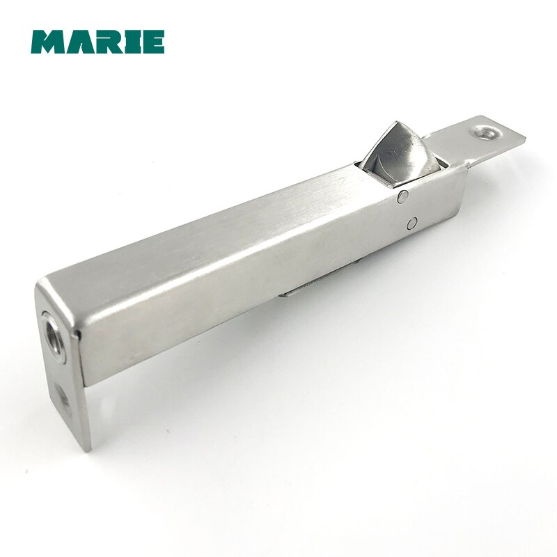 Parafusos de porta de aço inoxidável porta de segurança trava guarda parafuso nivelado trava slide parafuso fechadura da porta ferragem