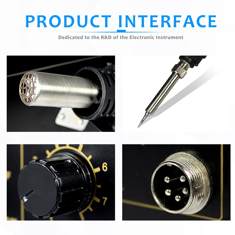 2 In 1 Soldering Station Rework Station Repair Welding Machine Soldering Iron Set PCB Desoldering Tool SM-852 SM-852D SM-702