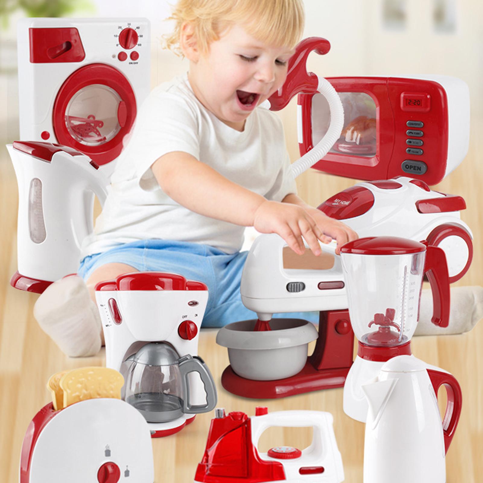 Originalità Mini cucina giocattolo elettrodomestico bambini casa delle bambole accessori per mobili modello di cottura elettrica finta gioca giocattolo