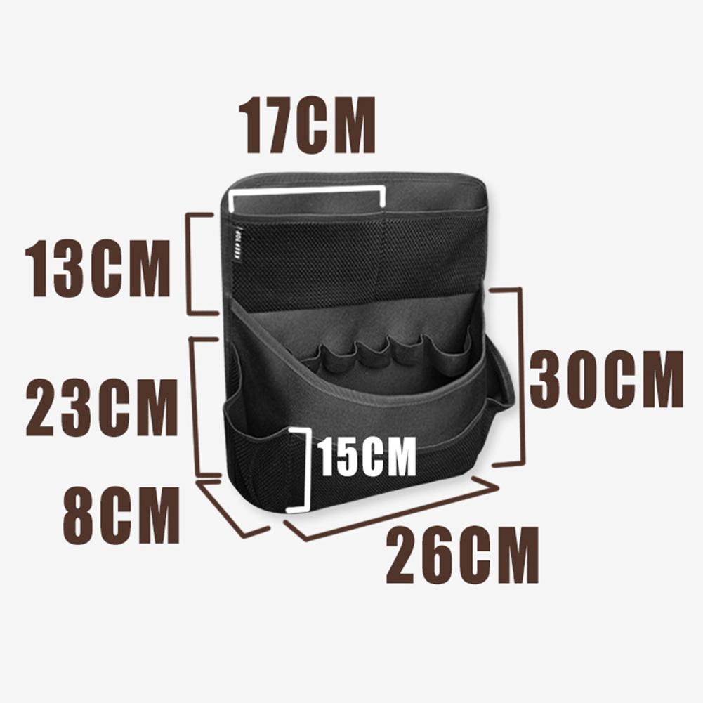 Organizador para asiento trasero de coche, bolsa de almacenamiento de coche, organizador de coche para asiento trasero, accesorios interiores, bolsillos de malla para SUV, vehículo y camión