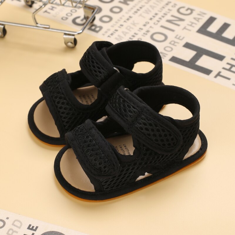 proprietà 0-18 mesi scarpe per bambini suole in gomma morbida sandali traspiranti scarpe per bambini panno a rete scarpe per bambini vuote: a / 0-6 mesi