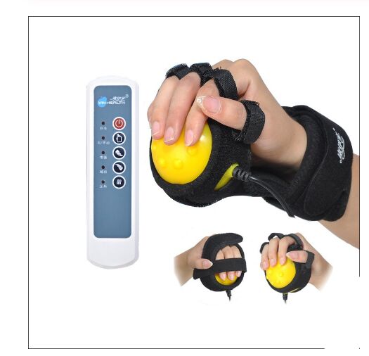 Electric Hand Massage Ball Infrared Therapy Compress Stroke Hemiplegia Finger Rehabilitation Recovery Training Machine