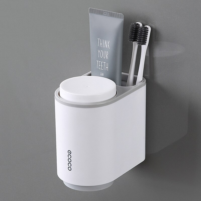 Dispensador automático de pasta de dientes para baño, exprimidor de pasta dental, accesorios de baño, soporte de almacenamiento para taza de cepillo de dientes: 05