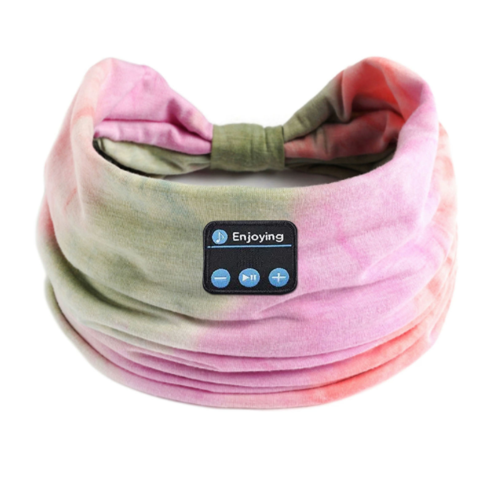 Bluetooth-Kopfhörer, Sport, Schlafen, Stirnband, elastisch, kabellose Kopfhörer, Musik, Augenmaske, kabelloses Headset, Boho-Stirnband, Yoga, Arbeit: Blau