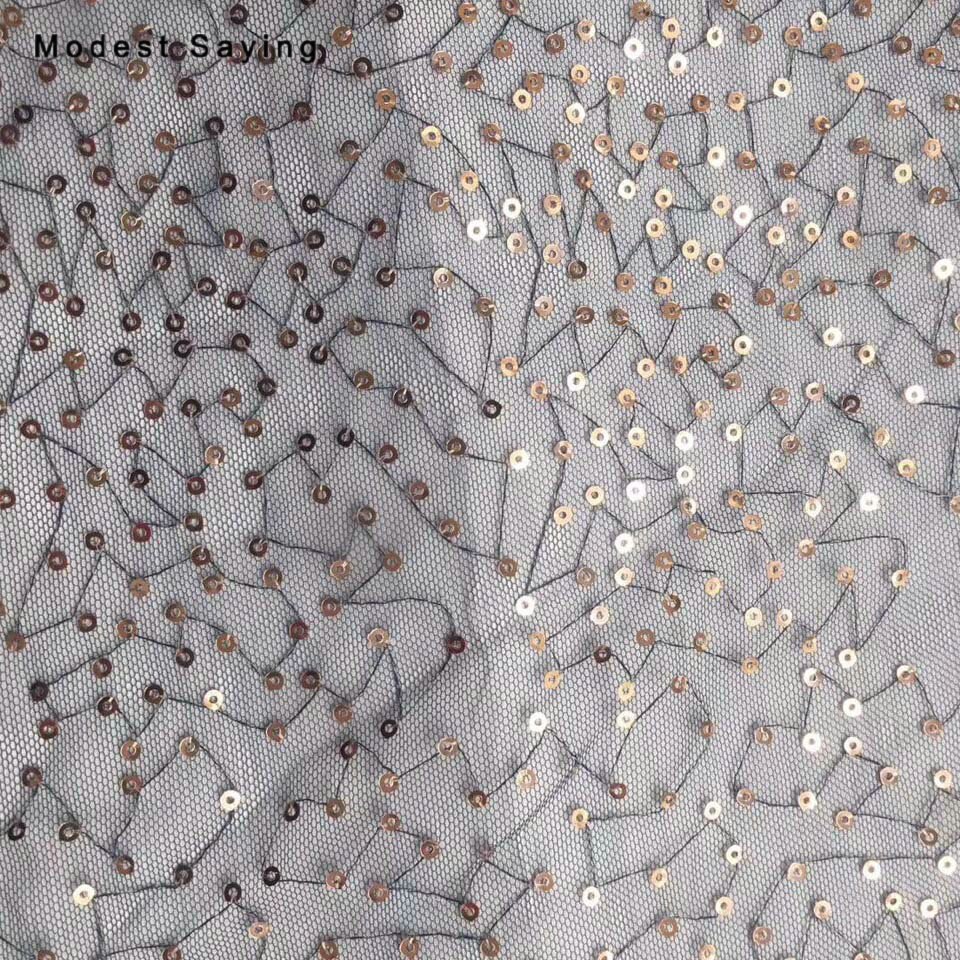 2 Yards Pink Sequins Fabric for Evening Dresses Wedding Party Sparkly Glitter Cloth for Handmad Craft Mesh Decoration Material