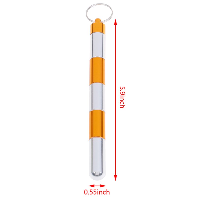 Aluminum Pill Box Capsule Shape Pill Case Keychain Outdoor Pocket Pill Holder Container Delicate Medicine Box 1PCS: Rose Red