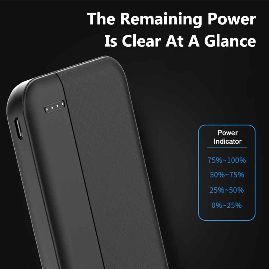 CASEIER 10000mAh Mini batterie externe pour chauffer les vêtements ceinture gants écharpe Speical externe chargeur de batterie portable pour réchauffer l'utérus