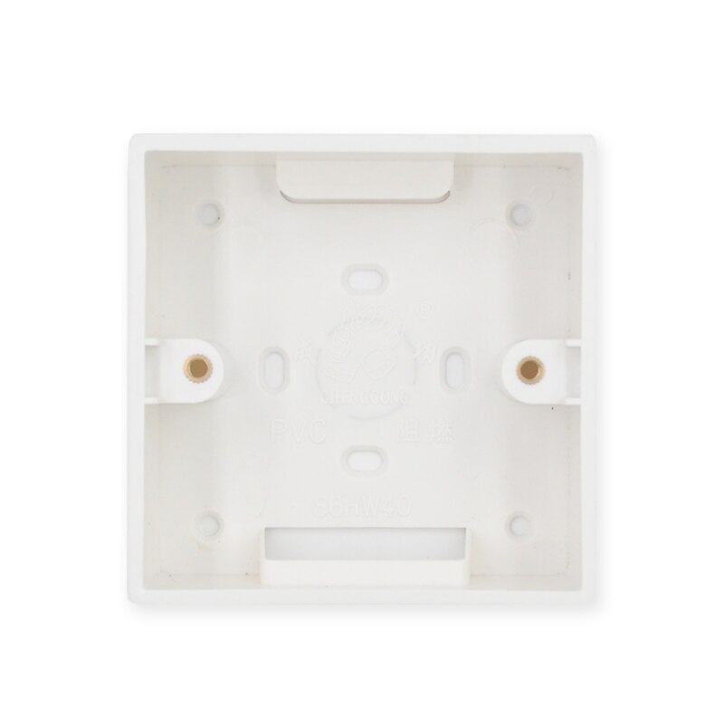 External Mounting Wall Mount Switch Junction Box 86*86*40mm for 86mm*86mm Standard Switches and Sockets Apply