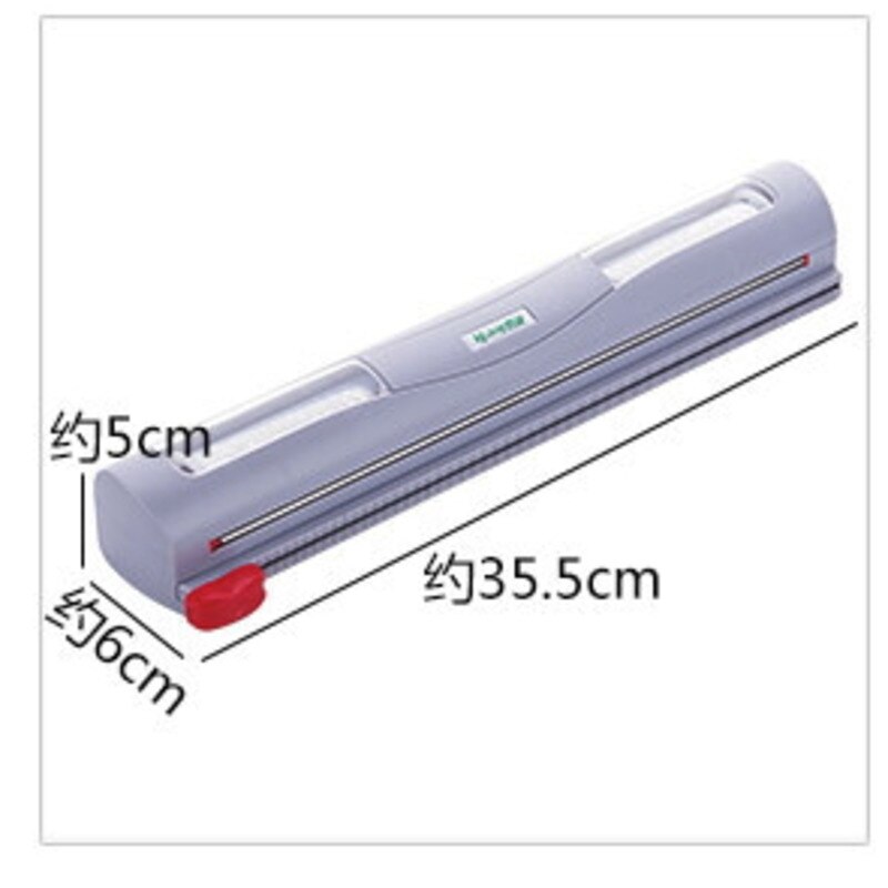 Food Wrap Dispenser/Cutter, Kitchen Tool Foil Cling Film Wrap Dispenser Plastic Sharp Cutter Storage Holder