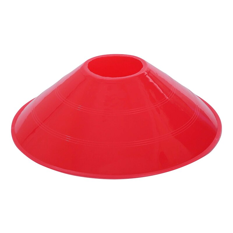 Cônes d&#39;entraînement d&#39;agilité de football avec sac de transport support en plastique pour enfants marqueurs de cône de terrain de sport cône de jeu 10 pièces: Rouge