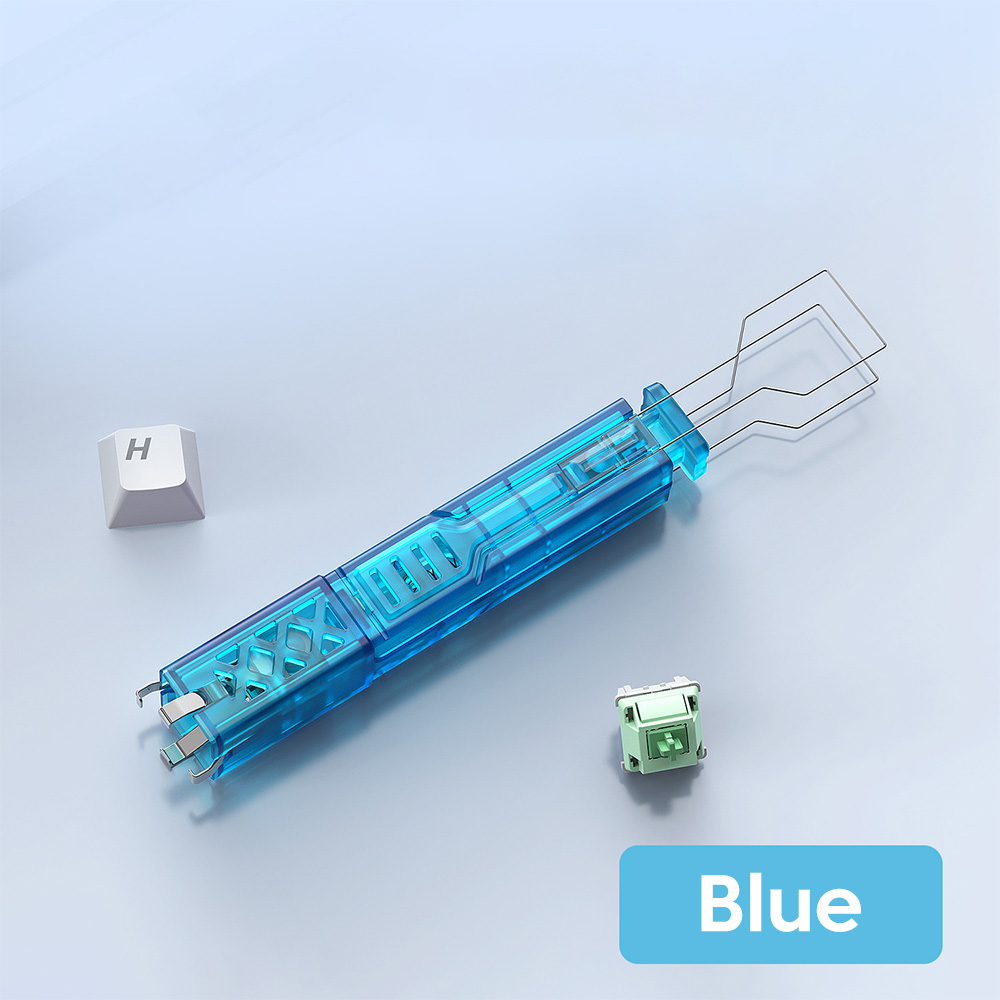 Ściągacz robić przełączników i keycapów 2 w 1, narzędzie robić czyszczenia przełączników klawiatury mechanicznej i klawiatury gamingowej.: W kolorze khaki