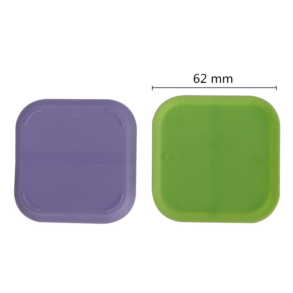 Plast 6cm krukbricka blomkruka chassibricka 7 färger valfria fyrkantiga bottenplattor hemträdgård kontor balkong krukfat 5 st