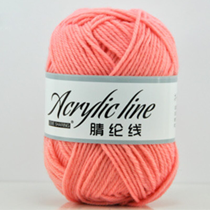 Tejer algodón de bambú Crochet suave hilo de lana de punto bebé 50g