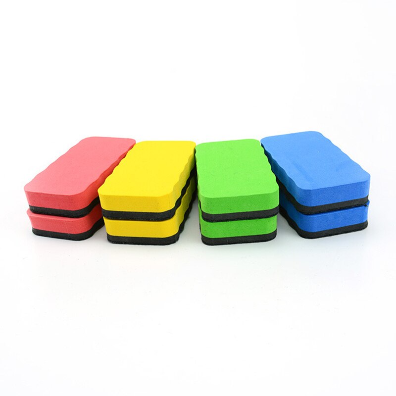 Effaceur de tableau blanc magnétique mignon Kawaii, nettoyeur de tableau noir, éponge, marqueur de craie, fournitures scolaires