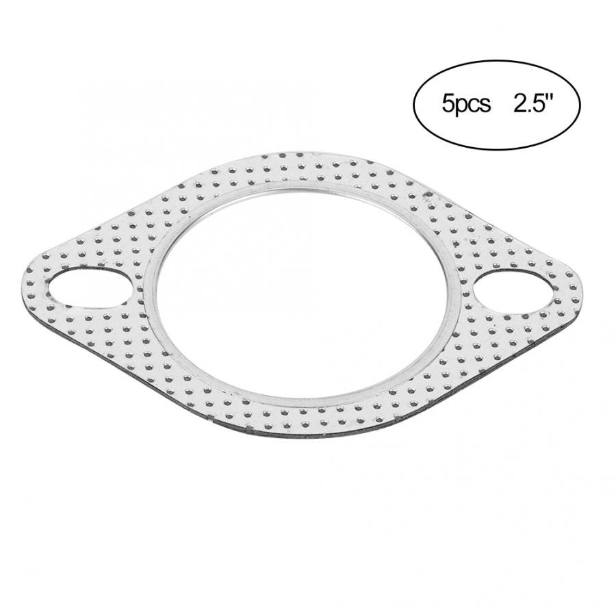 2.5 " aluminiumslegering udstødningshoved down pipe manifold samler flange pakning 2 bolt udstødnings pakning biltilbehør