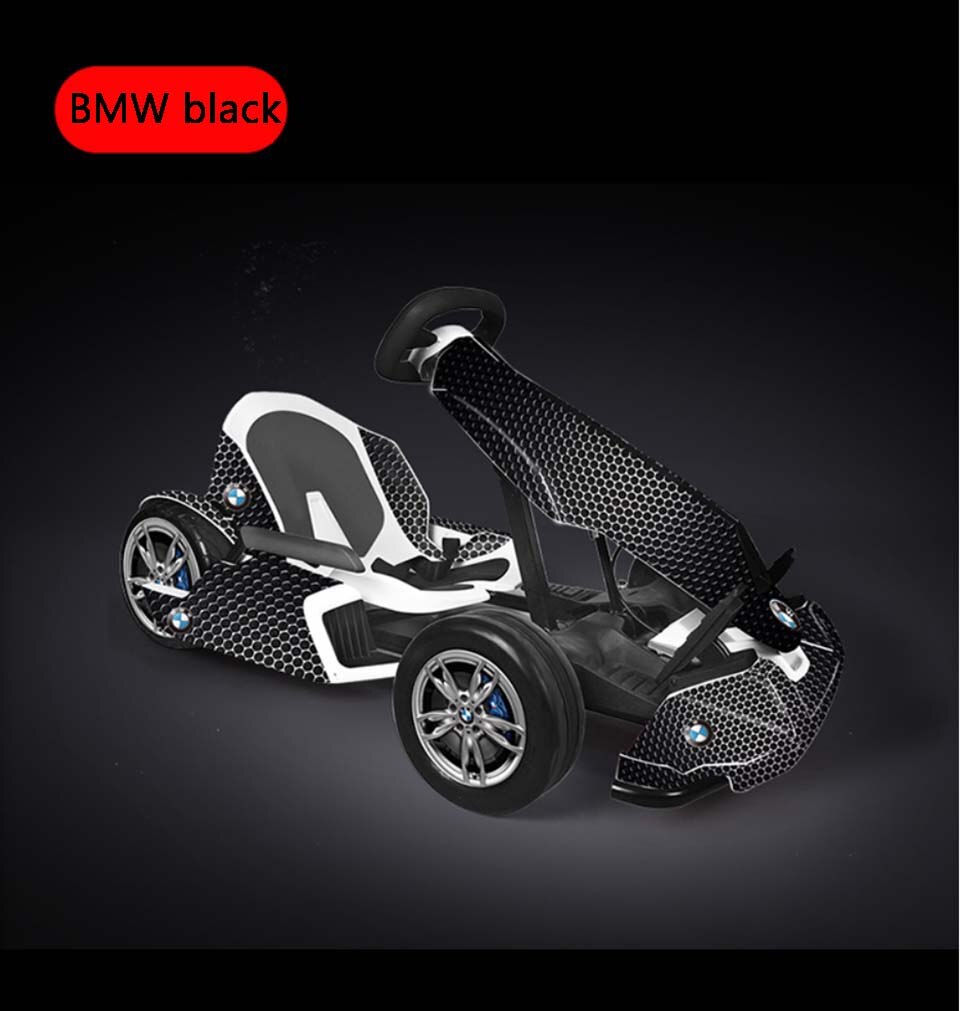 Kart Sticker Scooter Stickers Voor Xiaomi Ninebot Pro Balans Elektrische Scooter Accessoires Scooter Sticker: BMW Black