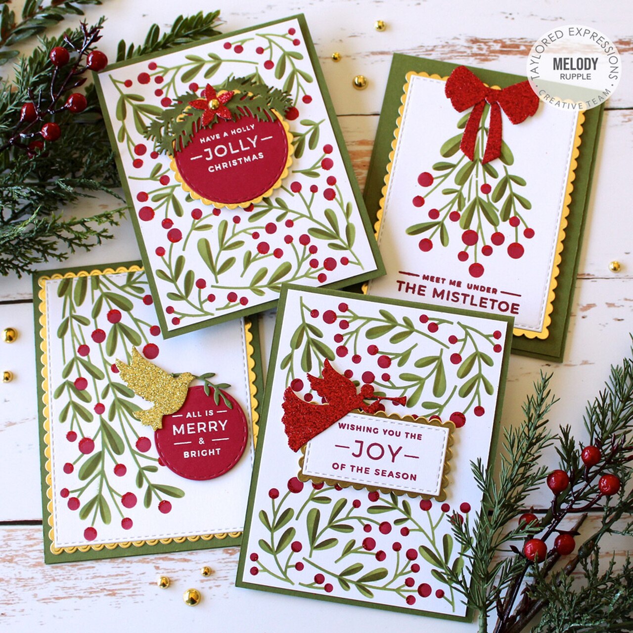 Mistletoe Layered Template Metal Cutting Template Diary Diy Scrapbook Easter Craft Carving Production