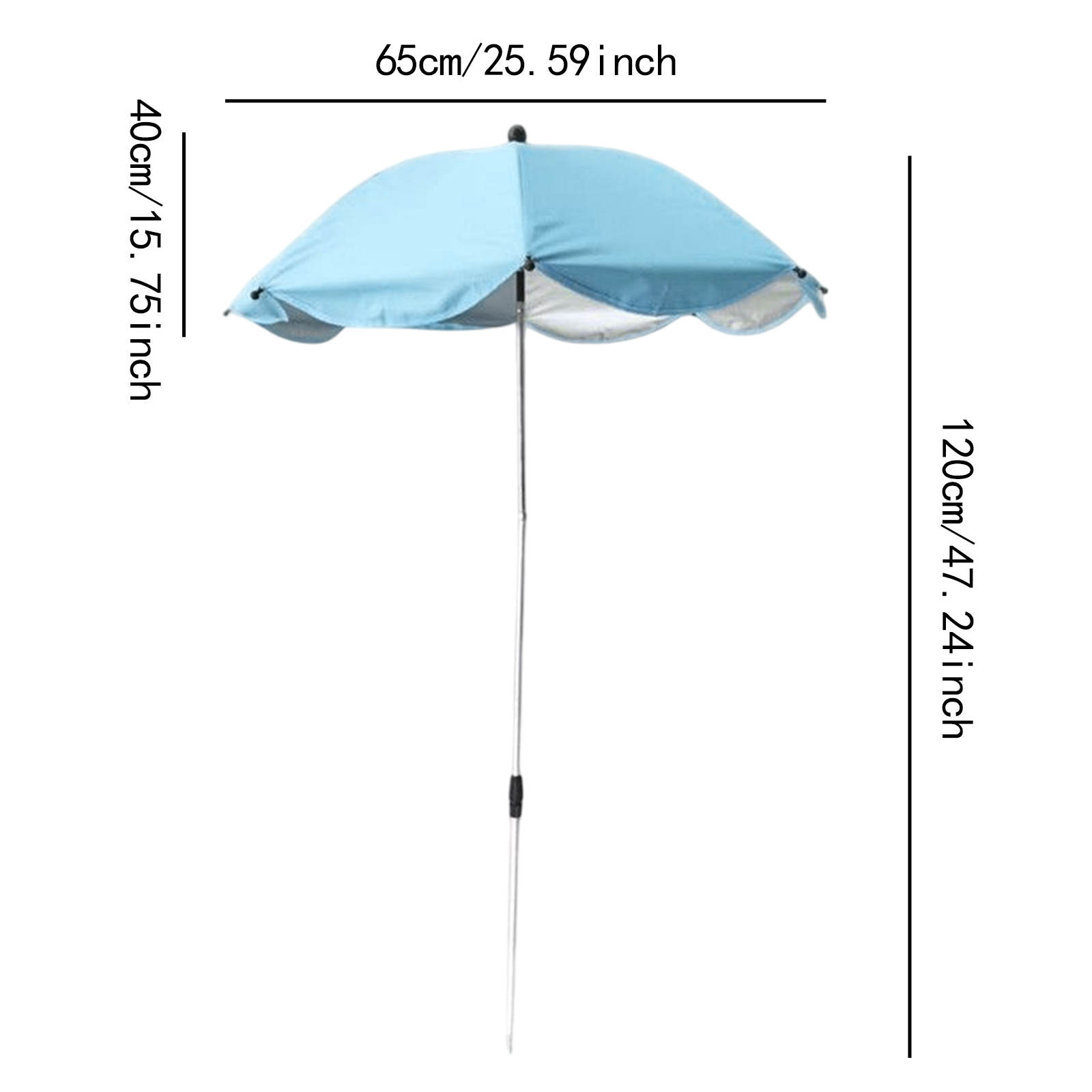 Outdoor Plant Umbrella Shade Cover Adjustable Height Canopy Telescopic for Garden Lawn Patio Flowers Potted Yard Reusable Decor: Burgundy