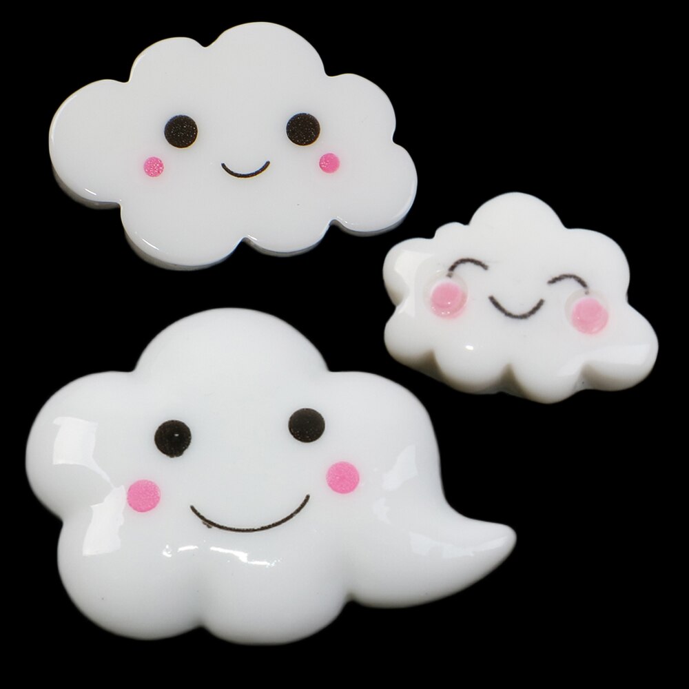 1 stk cloud crown deer flatback cabochons 3d harpiks, telefon etui hår klip dekoration, gør det selv forsyninger, smykke tilbehør ,1 yc 10944