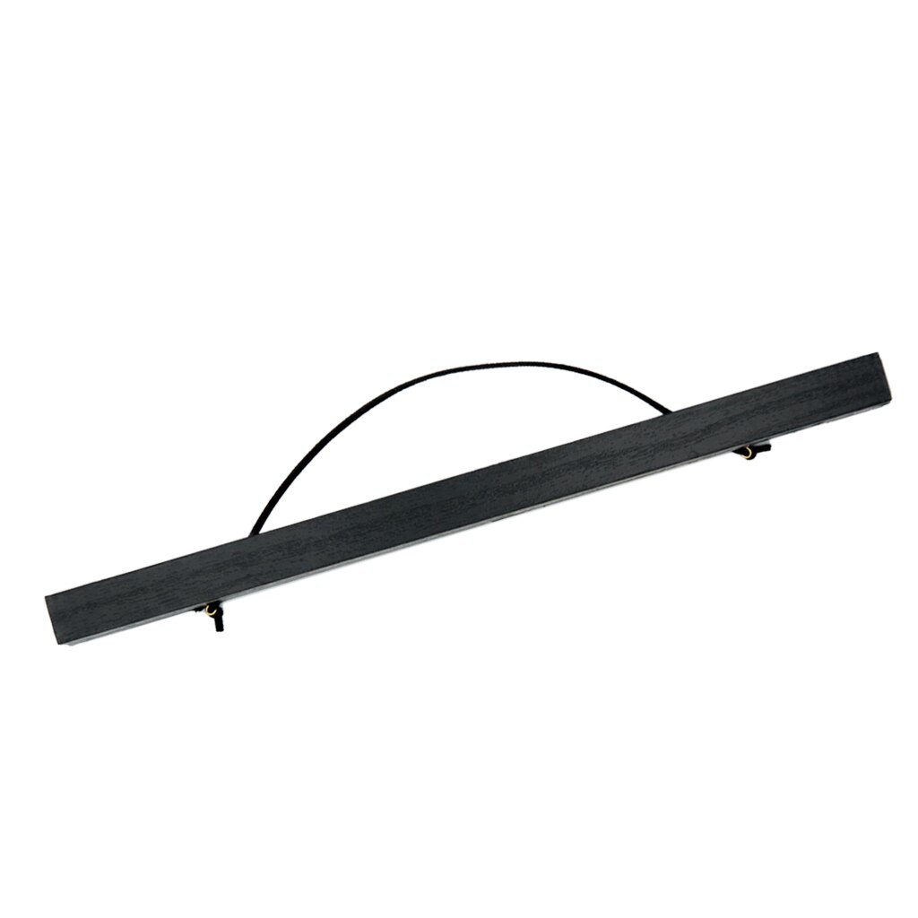 A3 A4 Holz Bilderrahmen Holz Zauberstab ing Handgemachte Magnetische Tabletop Bilderrahmen Stand Plakat Malerei Hängen Bilderrahmen: 50cm Schwarz