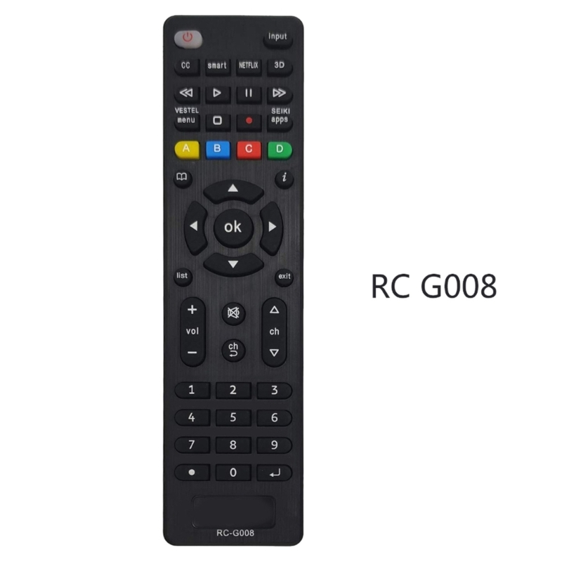 do telewizora RCG008 Uniwersalny do większości modeli telewizorów Prosta instalacja Szybka reakcja Łatwy użyciu