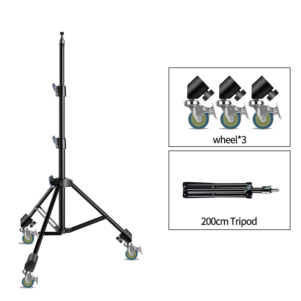 SH 190cm regulowany statyw stojak na lampka telefonu z 1/4 śrubami i kółkami do studia fotograficznego miga fotograficzny Softbox: FIOLETOWY