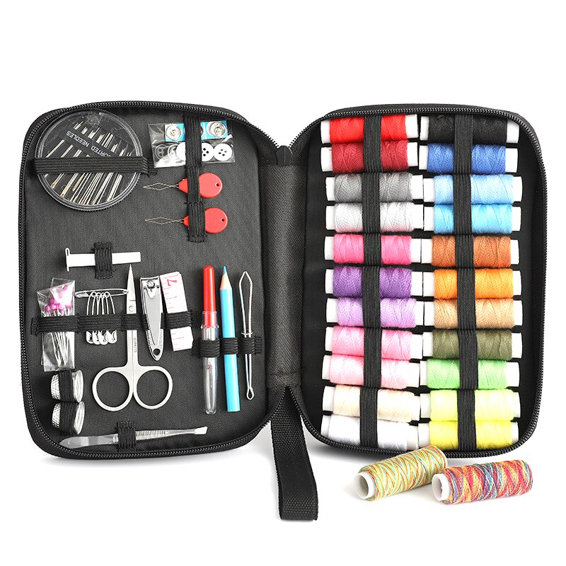 89Pcs/set DIY Multi-function Sewing Box Sewing Kit Hand Quilting Stitching Embroidery Thread Sewing Accessories NIN668