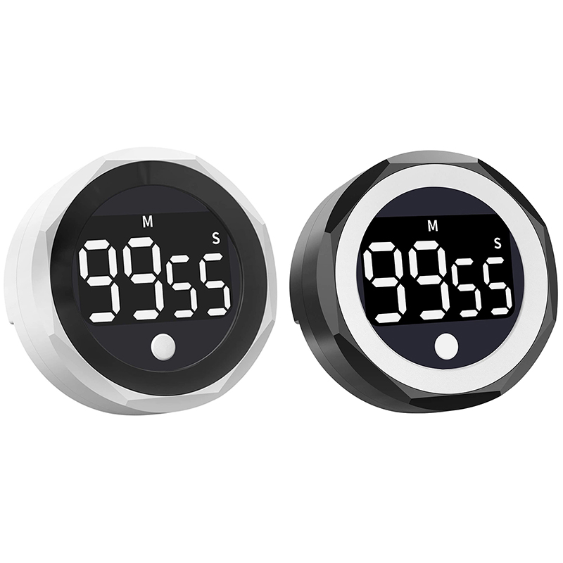 Digital Kitchen Timer - 99 Minutes And 55 Seconds LED Display Visual Timers For Cooking, Food, Game, Fitness