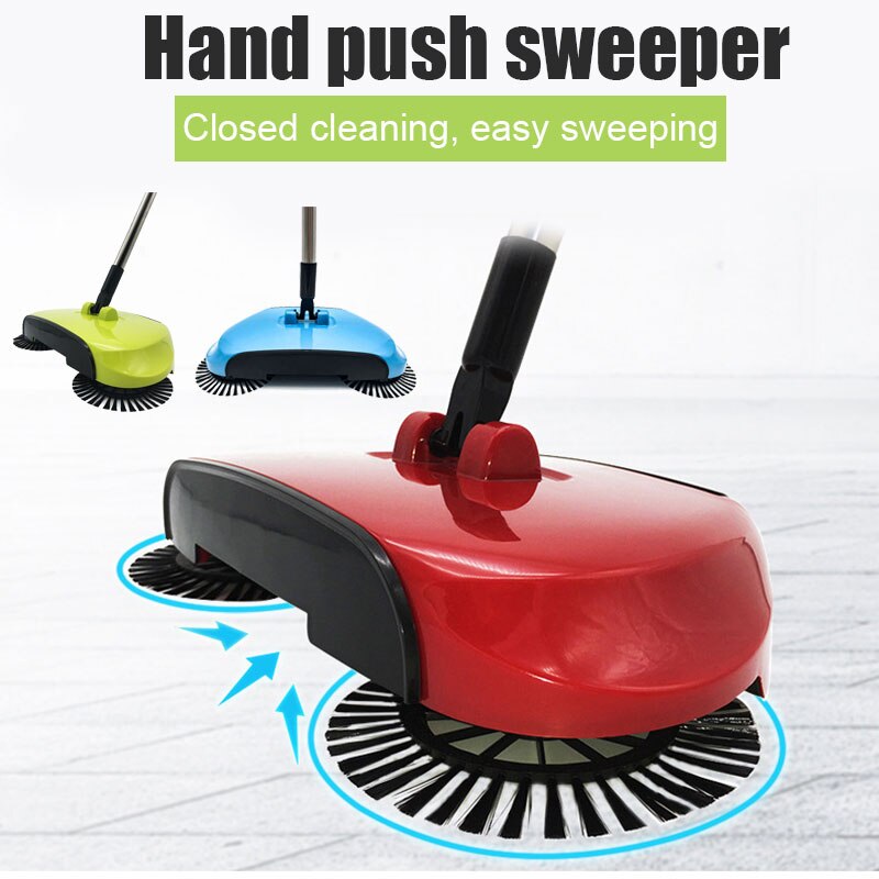 Rvs Veegmachine Push Type Hand Push Bezem Stoffer ... – Grandado