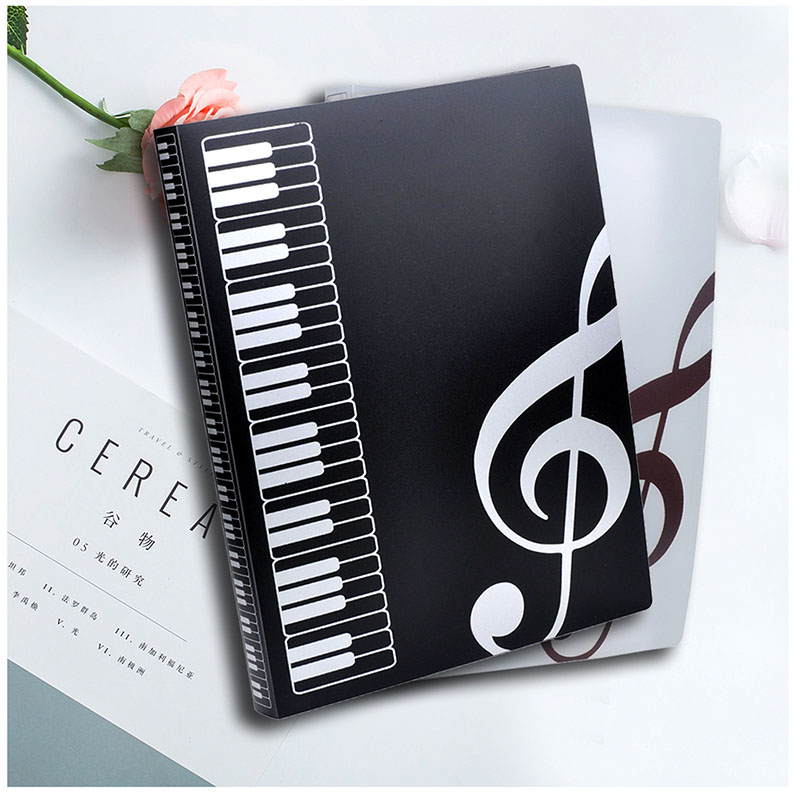 1pcs A4 Music Teaching Supplies 40 Layer Music Piano Score File Folder School Music Learning Filing Products