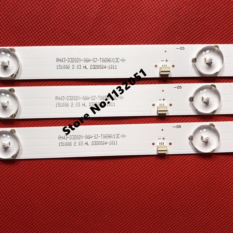 voor 32 inch strip LE-8822A SJ.HL.D3200601-2835BS-F 6 v 6 lamp