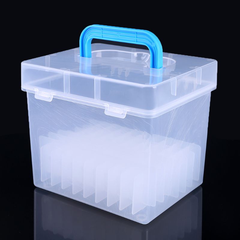 80 Slot Plastic Carrying Marker Case Holder Storage Organizer Box for Paint Sketch Markers-Fits for Markers Pen from 15mm to