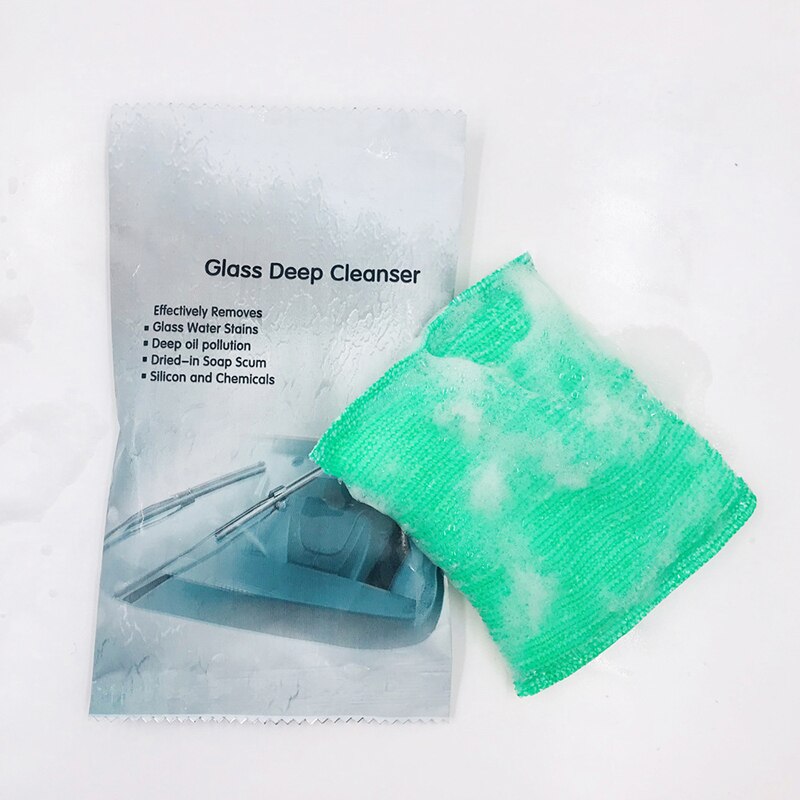 Potable Car Scratch Remover Liquid Sponge Glass Deep Cleanser Car Glass Cleaning Sponge Glass Remove Oil Film