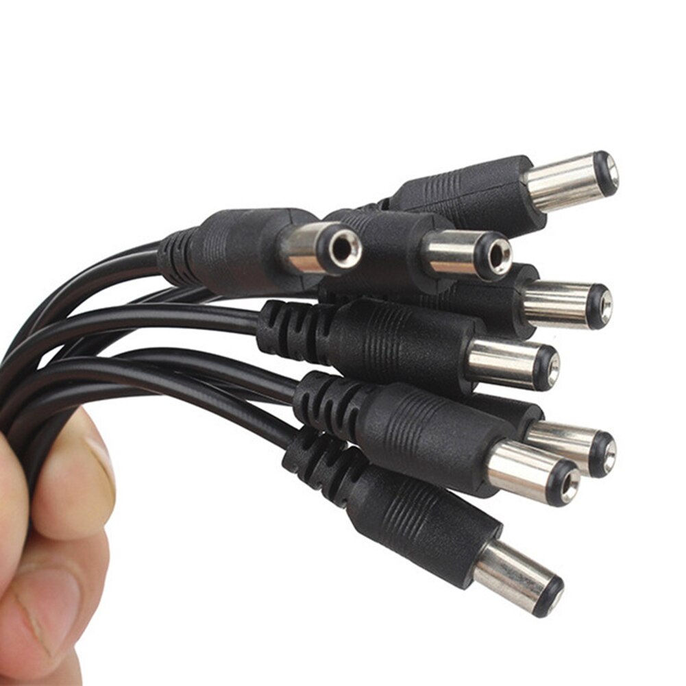 8 Ways DC Male and Female Power Cable 2.1mm Cable Extension Cord For Secuirty System Camera CCTV Power Adapter Input Line