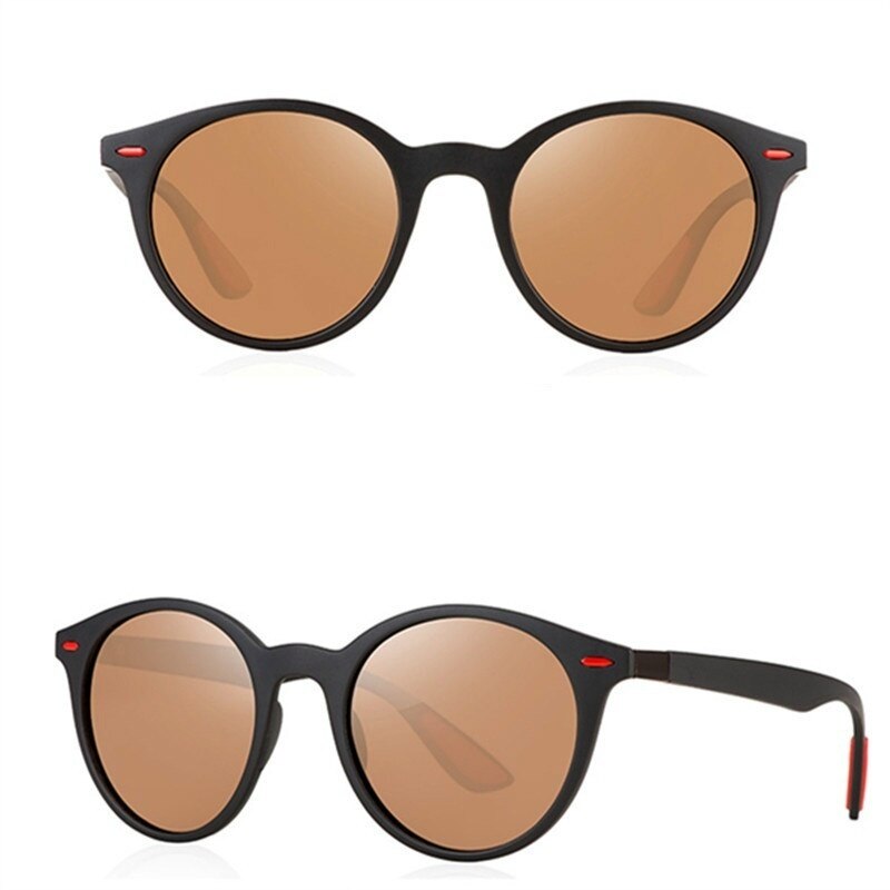 Square Retro Polarized Sunglasses UV400 Outdoor Sports Glasses Classic Driving Sunglasses Oversized Sunglasses Men: TAN