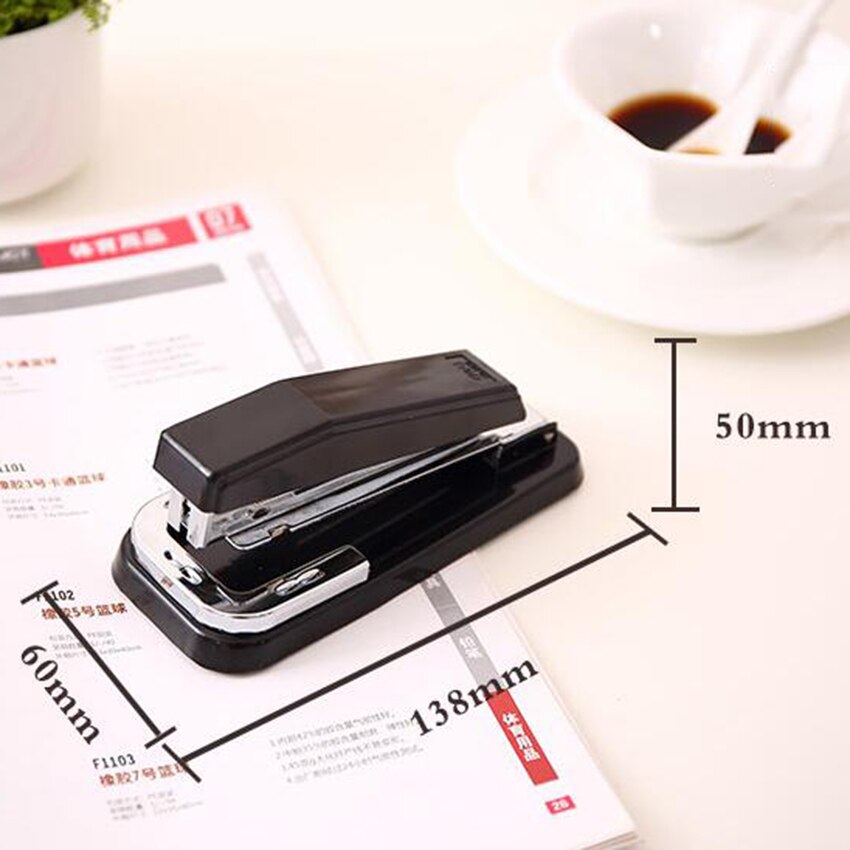 Rotatry type Book stapler 25 Sheets Capacity Middle stapler Manual Metal Stapler Paper Clip Binding Office School Supplies