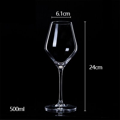 Copa de vino tinto de 4 estilos, copa dorada de Borgoña, Bar, familiar, 400-500ml: 500ml
