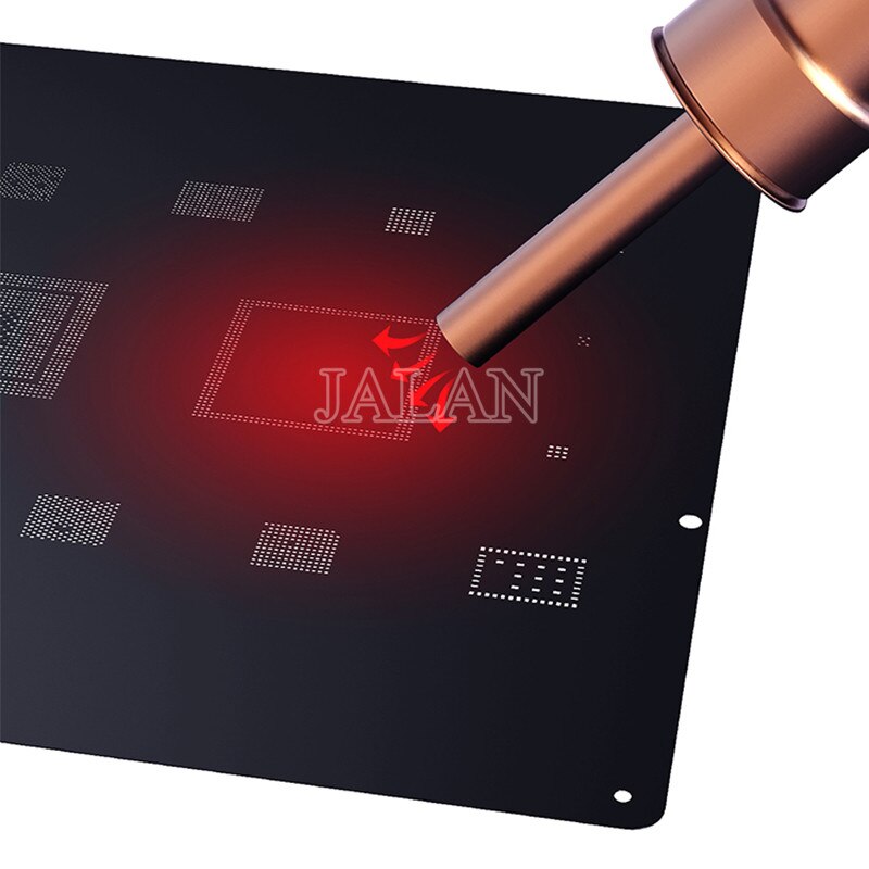 Qianli 3D Bga Reballing Stencil Plating Tin Reparatie Voor Android MSM8909 MSM8916 MSM8917 MSM8937 MSM8939 MSM8940 MSM8953