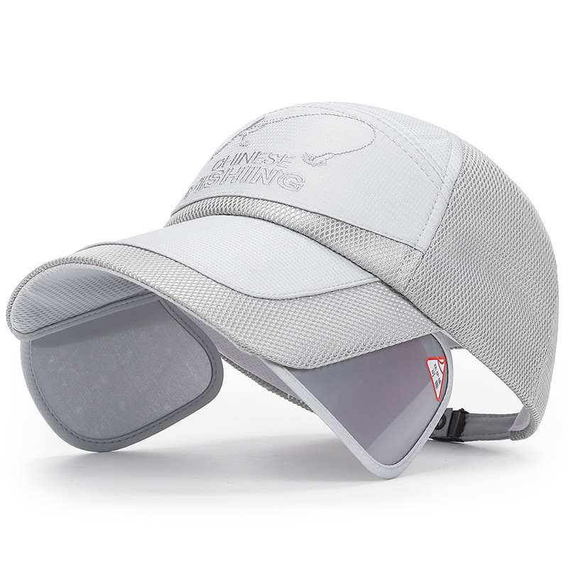 Kappen Für Männer Atmungsaktive Sonnenschirm Sonnencreme Wasserdicht schnell-trocken Baseball Kappe Männlich draussen Sport Lauf Licht Dünne Hütte Angeln: Braun