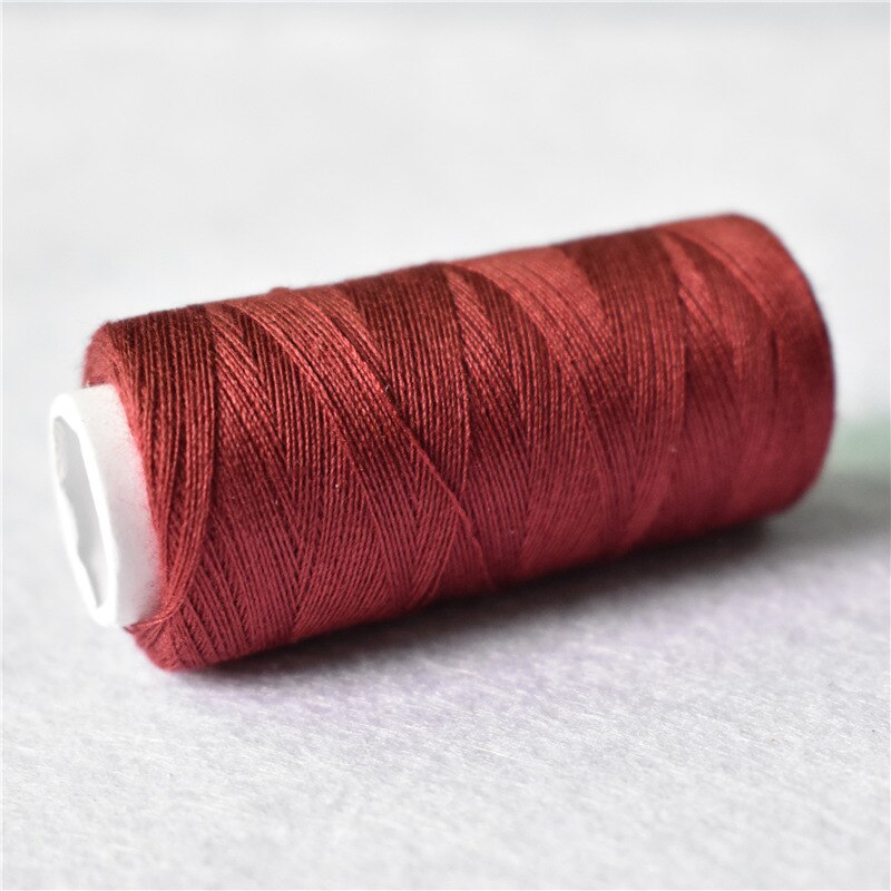 1pc 200yards Sewing Thread Polyester Thread Set Strong And Durable Sewing Threads For Hand Machines Home Sewing Tools Supplies: 1pc Darkred L