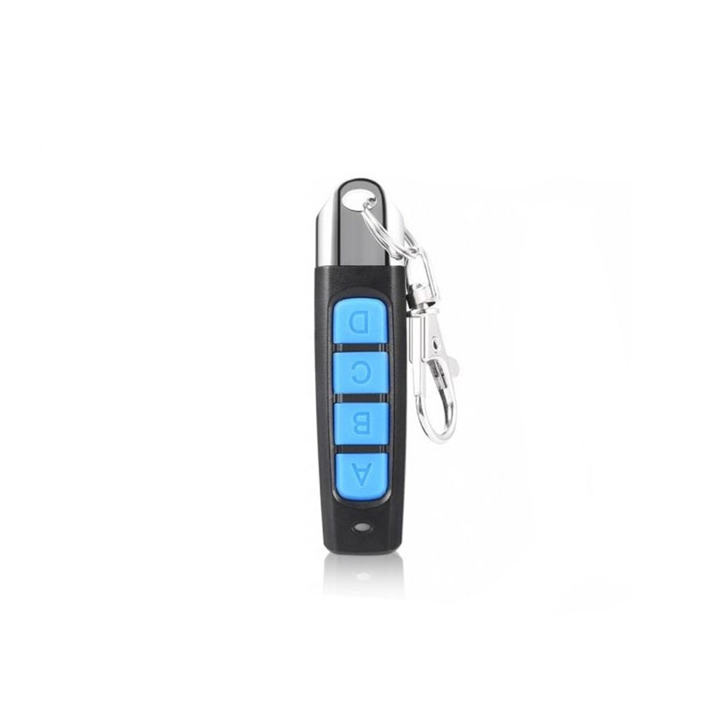 Universal Cloning Duplicator Key Fob A Distance Remote Control 433MHZ Clone Fixed Learning Code For Gate Garage Door: ABCD Blue