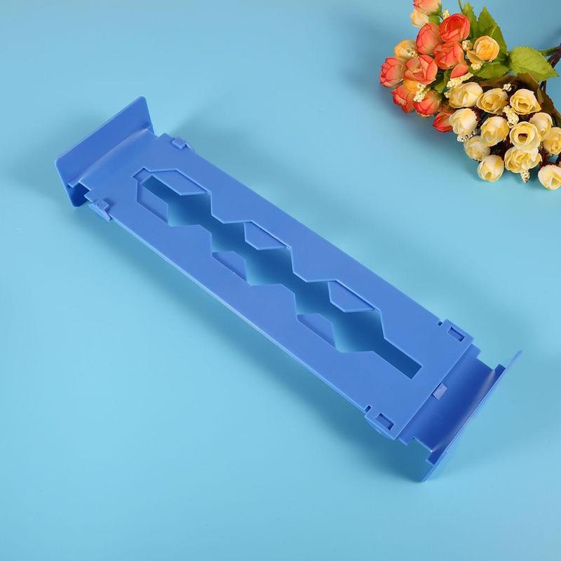 Plastic Adjustable Drawer Dividers organiser Retractable Partition Storage Stretch Board DIY Office Kitchen Multi-Purpose T4F3: Blue